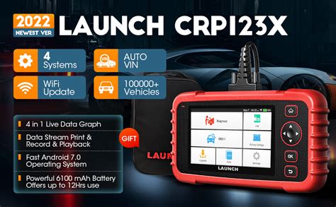 LAUNCH CRP123X Escáner OBD2 Lector de Códigos Diagnosis con con 4