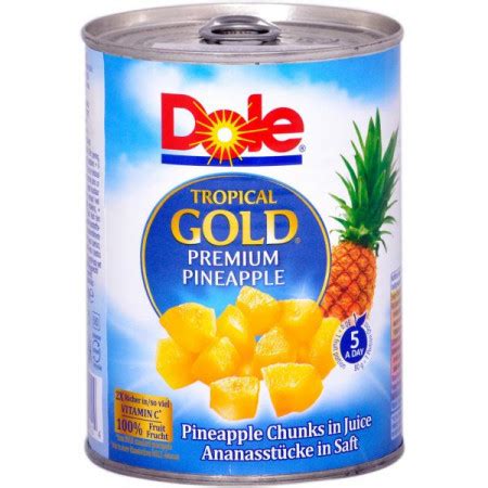 Dole Ananas Tropical Gold Bucati In Suc Propriu G