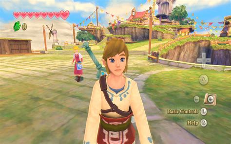 HD screenshots of Zelda: Skyward Sword