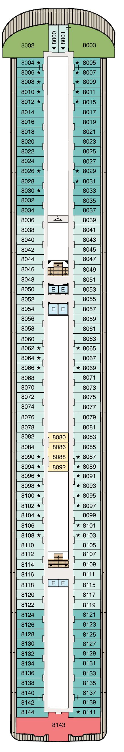 Riviera Deck Plan Oceania Cruises ROL Cruise