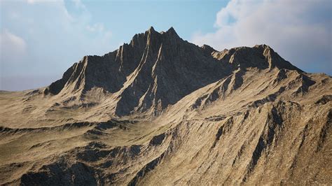 TERRAIN MOUNTAIN 03 4K 3D model | CGTrader