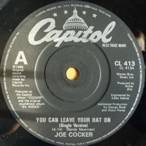 Joe Cocker You Can Leave Your Hat On Rare Fifty Shades Of Gray