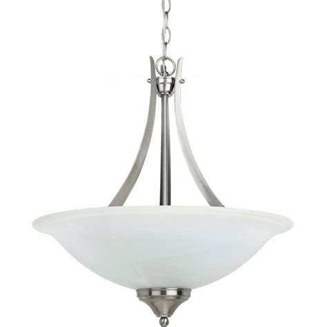 Sea Gull Lighting 3 Light Brushed Nickel Pendant The Home Depot Canada