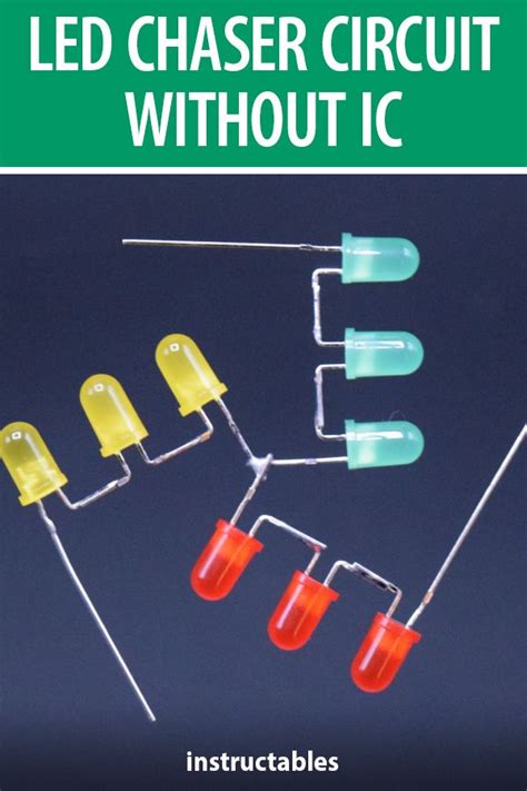 Led Chaser Circuit Without Ic Simple Circuit Projects Electronic