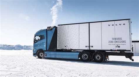 Volvo Trucks Tests Hydrogen Powered Electric Trucks On Public Roads