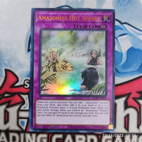 Jual Yugioh Amazoness Hot Spring BLCR Ultra Rare St Original Shopee
