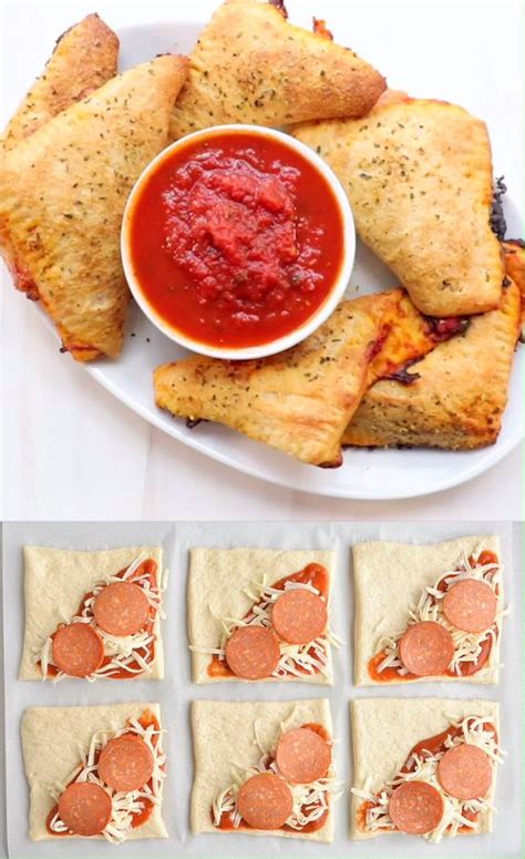 Easy Cheesy Homemade Pizza Pockets Lia Simple Fast Food