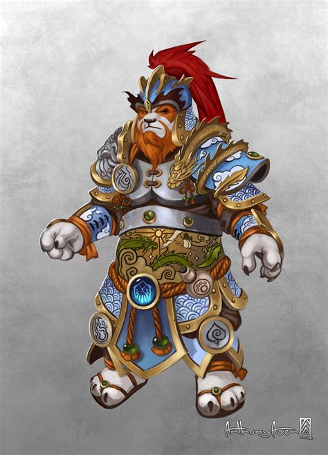 Pandaren Heritage Armor Anthony Avon On Artstation At