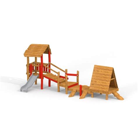 Lasse S House Slides Playground Equipment Lars Laj