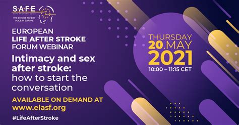Life After Stroke Intimacy And Sex May Event Is Now Available On