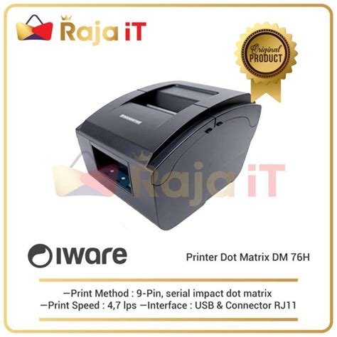 Jual Iware Printer Dot Matrix Dm H Pos Kasir Printer Struk Dm H Di