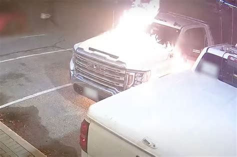 Video Shows Ontario Tow Truck Set On Fire With Driver Still Inside