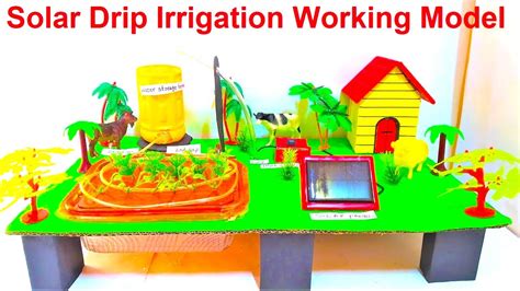 Solar Drip Irrigation Working Model For Science Exhibition Project Diy At Home Craftpiller