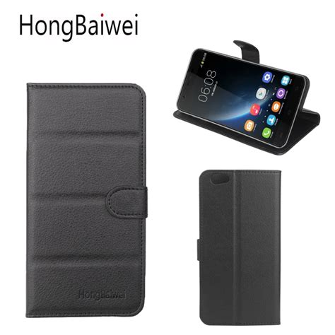 HongBaiwei Para Oukitel U7 Pro Caso Cubierta De Cuero Litchi Grano Flip