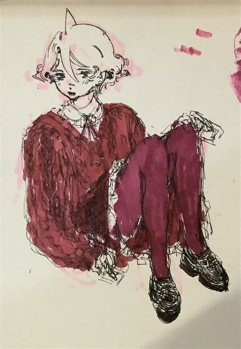 someone suggested we draw harumi with a skirt and I couldn't agree less