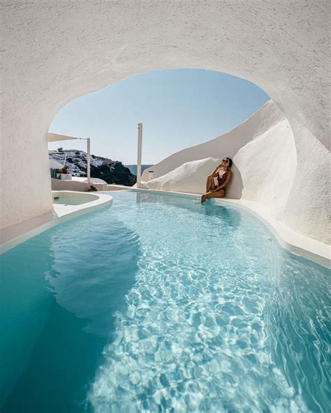 Santorini Honeymoon Greece Honeymoon Santorini Greece Cave Pool