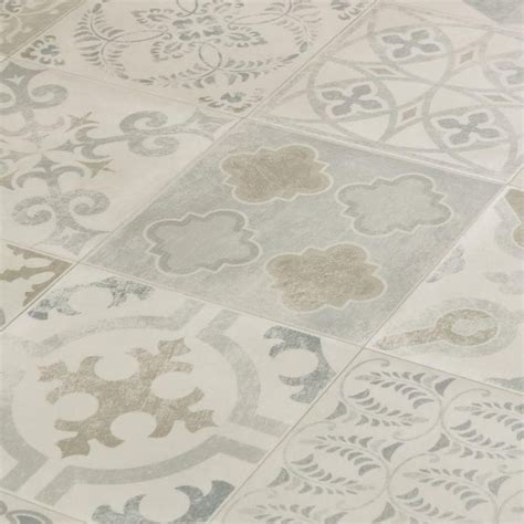 Antique Style Gustavian 07 Cushioned Vinyl Flooring Roll Cushioned