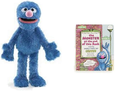 Sesame Street Grover Doll Mini Book Set 15 Plush Kohl S Cares