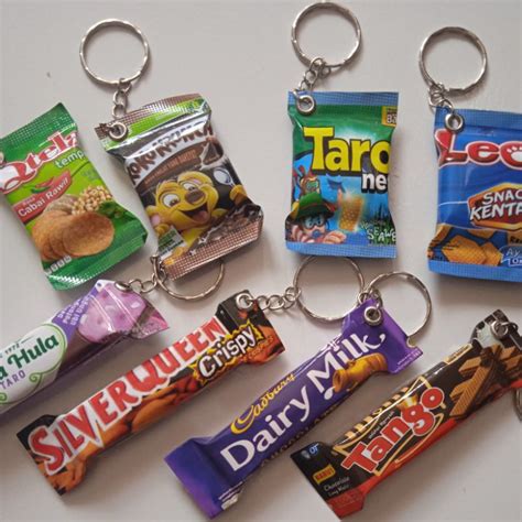 Jual Gantungan Kunci Snack Ganci Miniatur Snack Shopee Indonesia