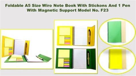 Foldable Eco Friendly Sticky Magnetic Notebook At Best Price In New Delhi