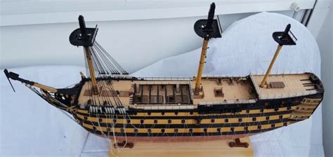 HMS Victory Plastic Model Sailing Ship Kit 1 100 Scale 80897