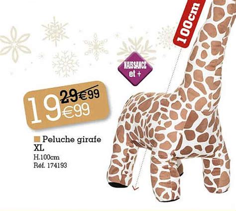 Promo Peluche Girafe Xl Chez KANDY ICatalogue Fr