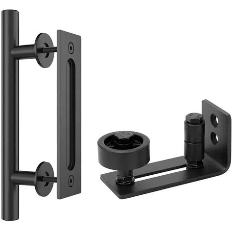 Have A Question About Movisa 12 In Matte Black Ladder Pull And Flush