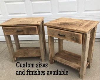 Rustic End Tables | Etsy | Rustic end tables, Wood end tables, Barn wood