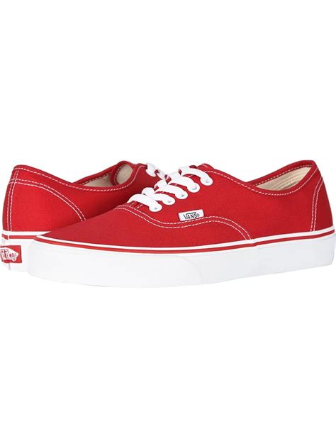 Vans Authentic Core Classics Red Free Shipping