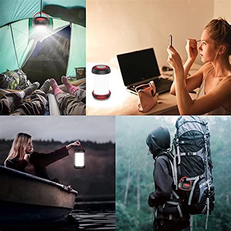 Camping Lantern GlobaLink LED Rechargeable Camping Light Solar USB