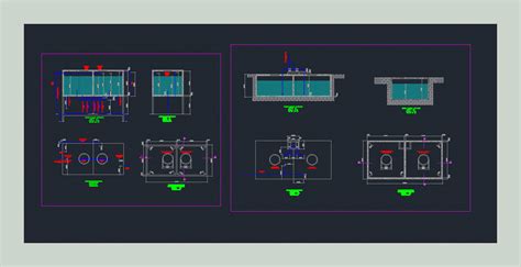 Gua Tank Detail In Autocad Cad Library