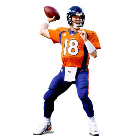 Iconic Peyton Manning Throw Png Utf Png Image