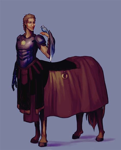 ArtStation - Centaur character | Centaur, Monk dnd, Character concept