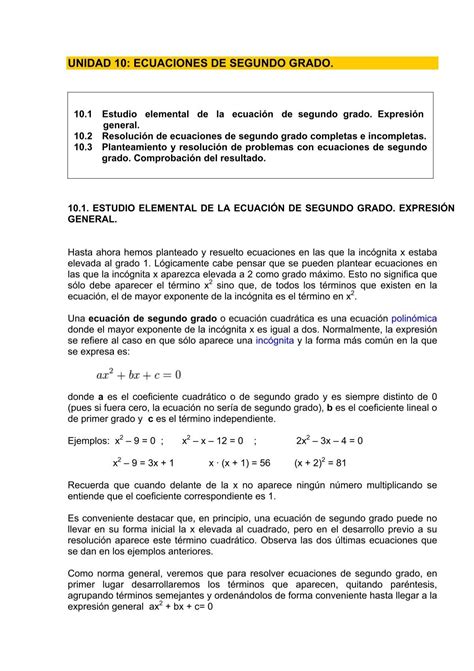 Calculadora De Ecuaciones De Segundo Grado