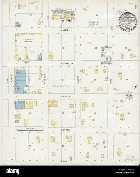 Map of stephenville hi-res stock photography and images - Alamy