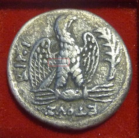 Ancient Roman Nero Provincial Antioch Silver Tetradrachm Ar25