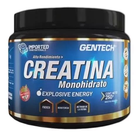 Gentech Creatina Monohidrato Grs Sin Tacc Microcentro