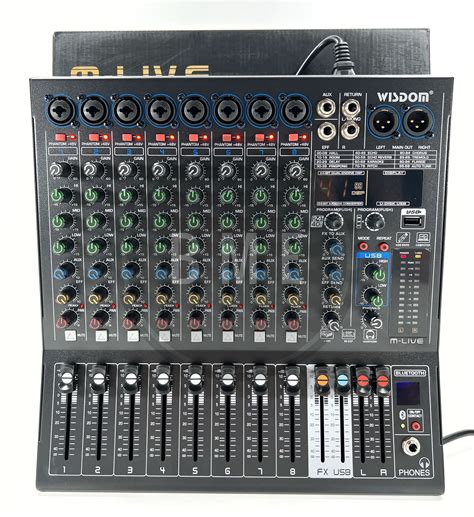 Mixer Audio Wisdom Mlive Mlive M Live Channel Original Lazada