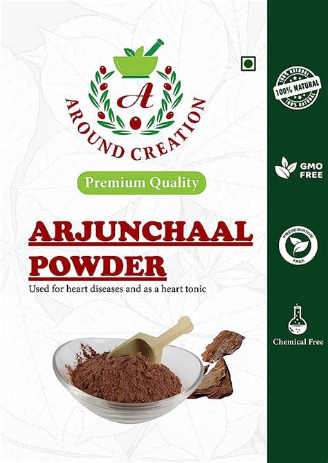 Buy Around Organic Arjun Ki Chaal Powder Terminalia Arjuna Double