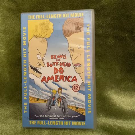 BEAVIS AND BUTT HEAD Do America VHS Movie 1996 MTV Video Big Box 7 50