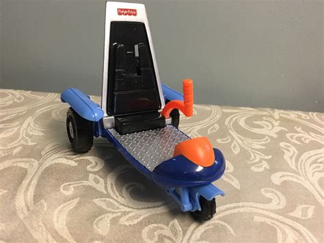 2001 Fisher Price Mattel Go Kart Blue Awesome Ebay