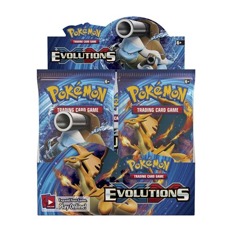 Pok Mon Tcg Xy Evolutions Display Booster Packs Trading Card Game