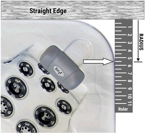 Spa Cover Corner Radius Measured The Easy Way Hot Tub Blog