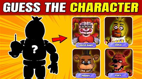 Guess The Fnaf Character By Shadow Other Challenges Fnaf Quiz