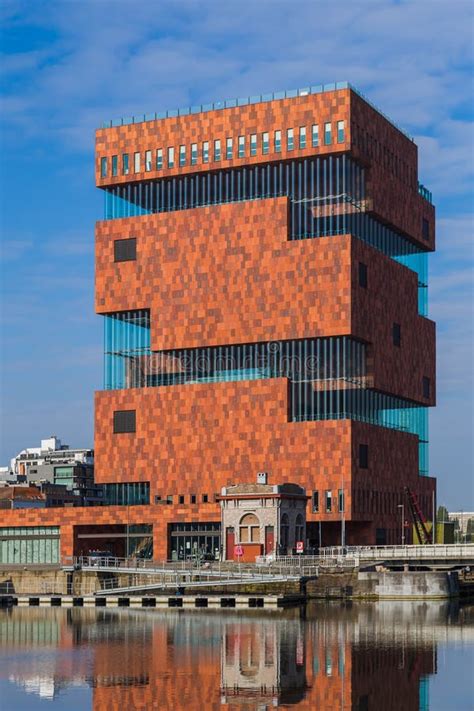 Building of the MAS Museum in Antwerp Belgium Editorial Photography - Image of city, belgian ...