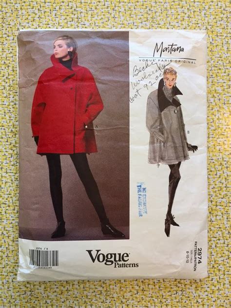 1990s Vogue Paris Original 2974 Claude Montana 1992 Vintage Vogue