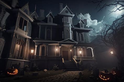 Premium AI Image | VR Haunted House Challenge