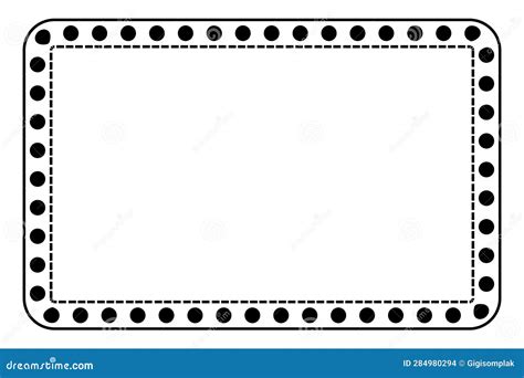 Simple Vector Basic Shape Frame, for Certificate, Placard or Element ...