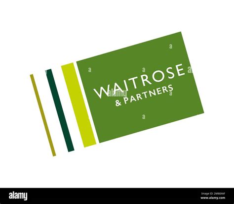 Waitrose Rotated Logo White Background Stock Photo Alamy