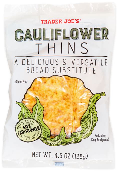 Cauliflower Thins Bread Substitute Gluten Free Substitutes